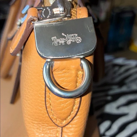 Coach Brown Leather Satchel - Picture 5 of 16